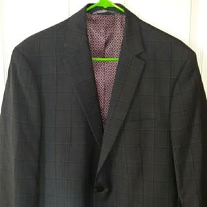 Perry Ellis 2 piece mens slim fit Suit 44 Long x 38 wide